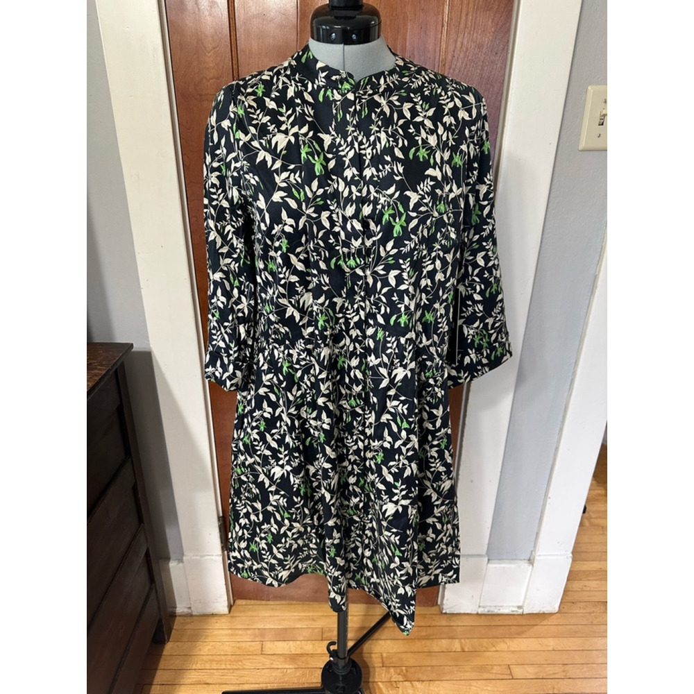 Tuckernuck Verdant Iris Floral Royal Shirt‎ Dress | Size Small | NWT